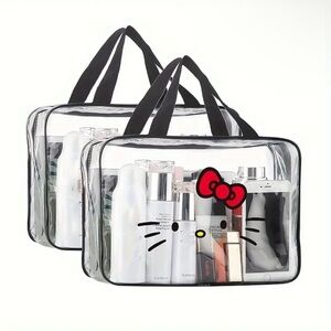 3-Piece HelloKitty Transparent Handbag Set -